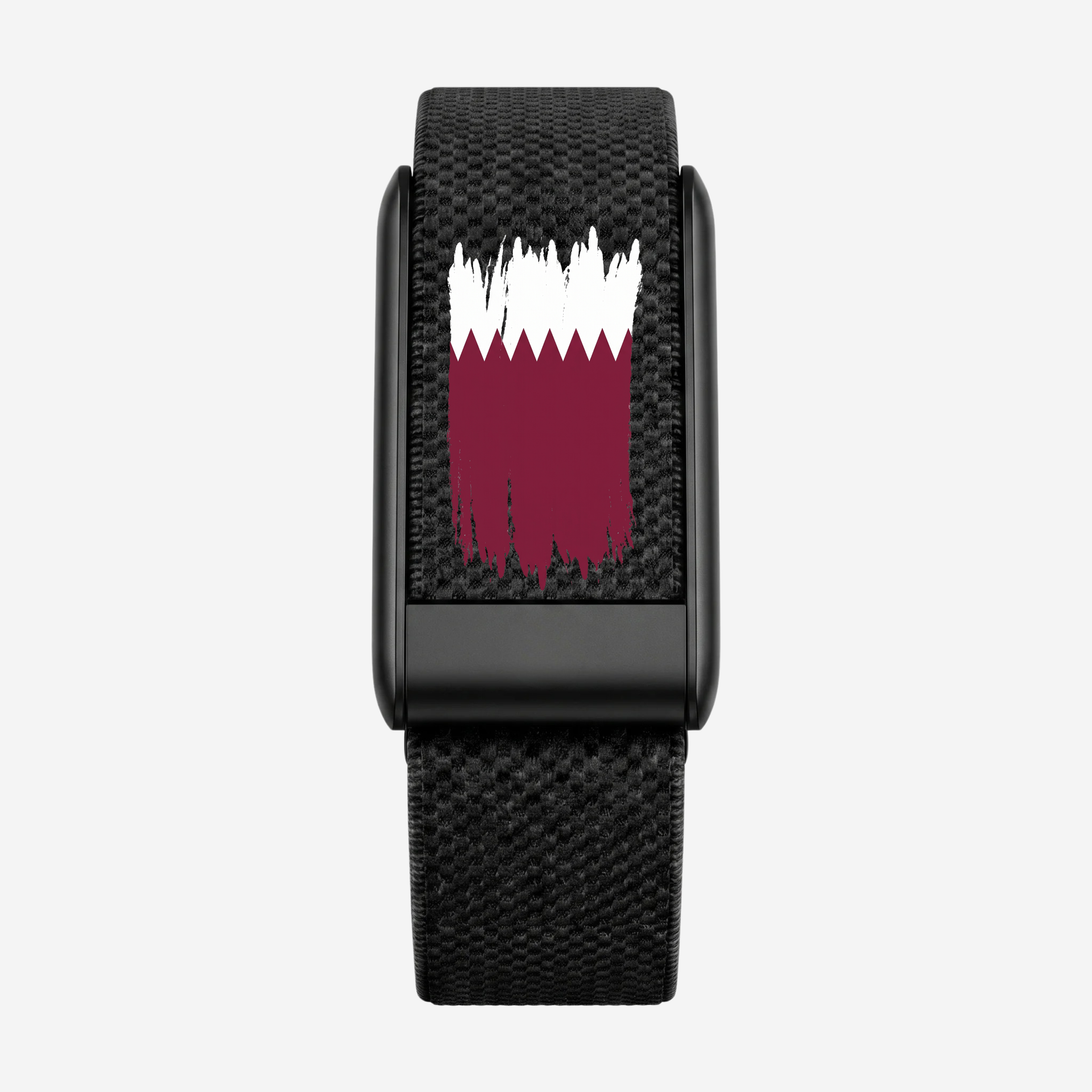Qatar Flag Black