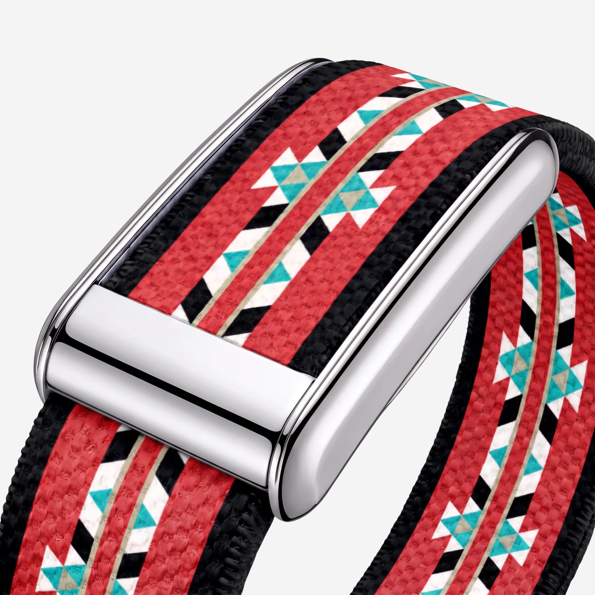 Nylon Crimson Aztec