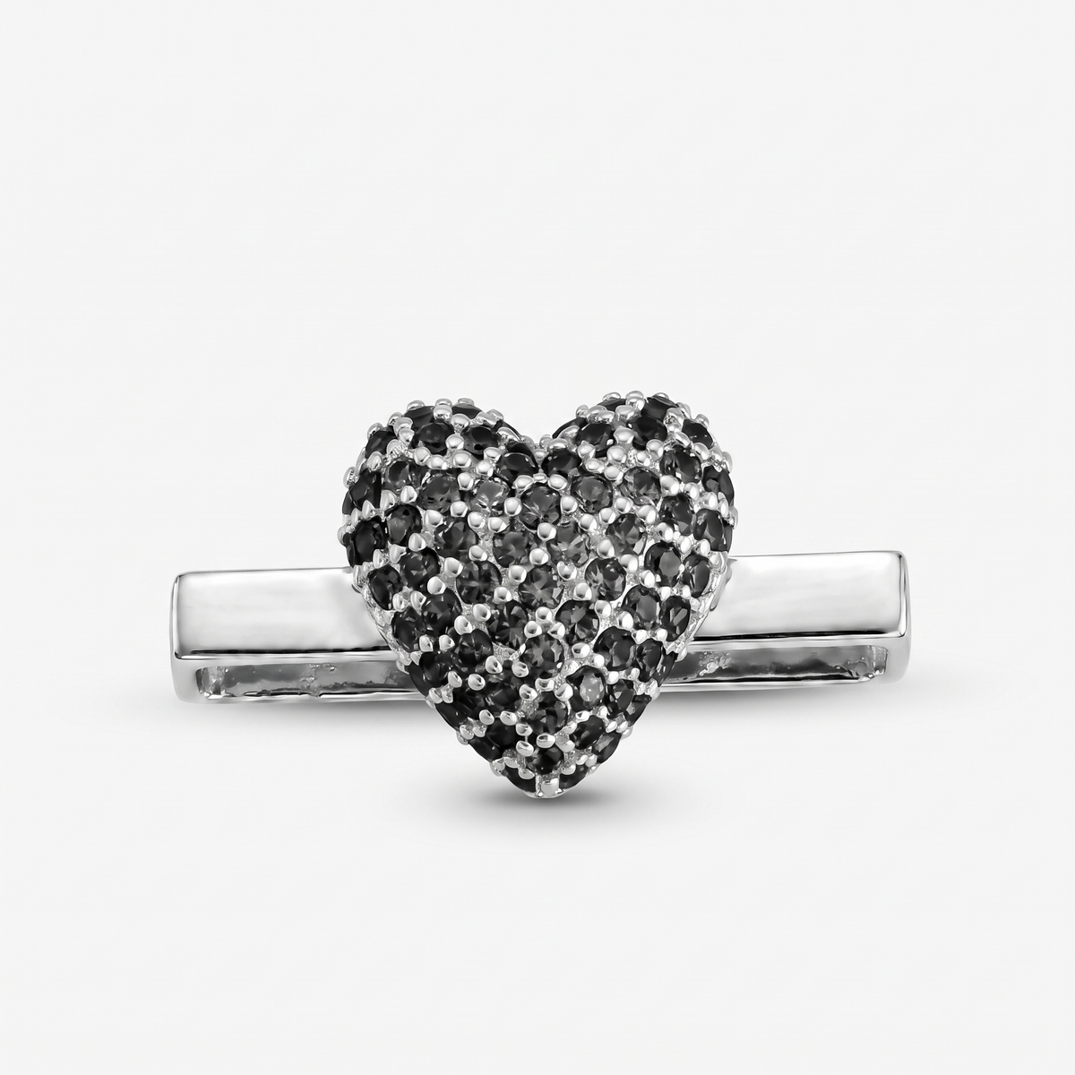 Onyx Heart Charms